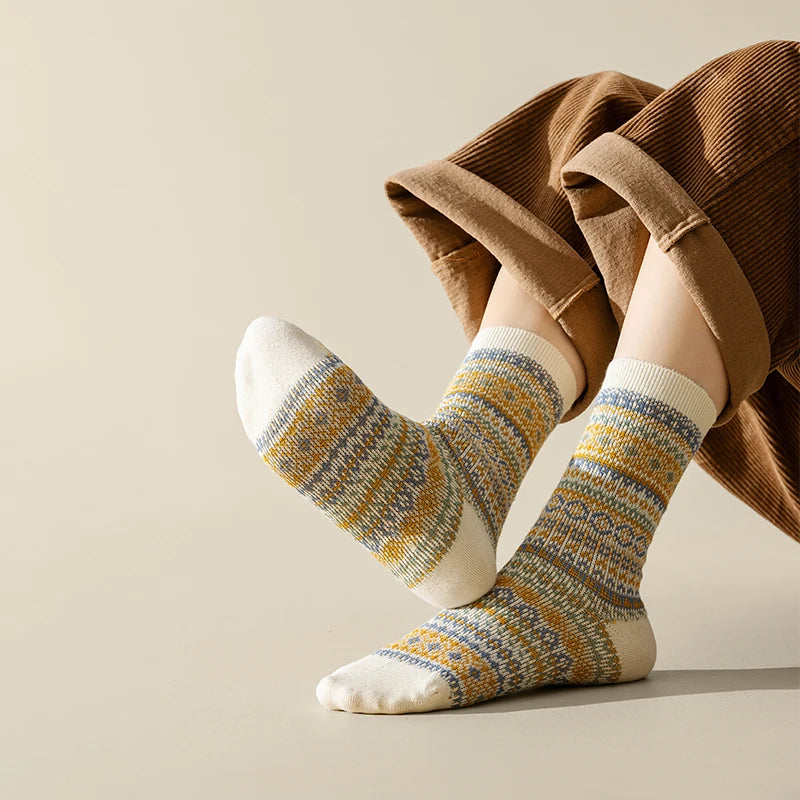 Chaussettes en coton Nordique (Lot de 3 paires)