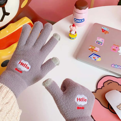 Gants Kawaii Hiver
