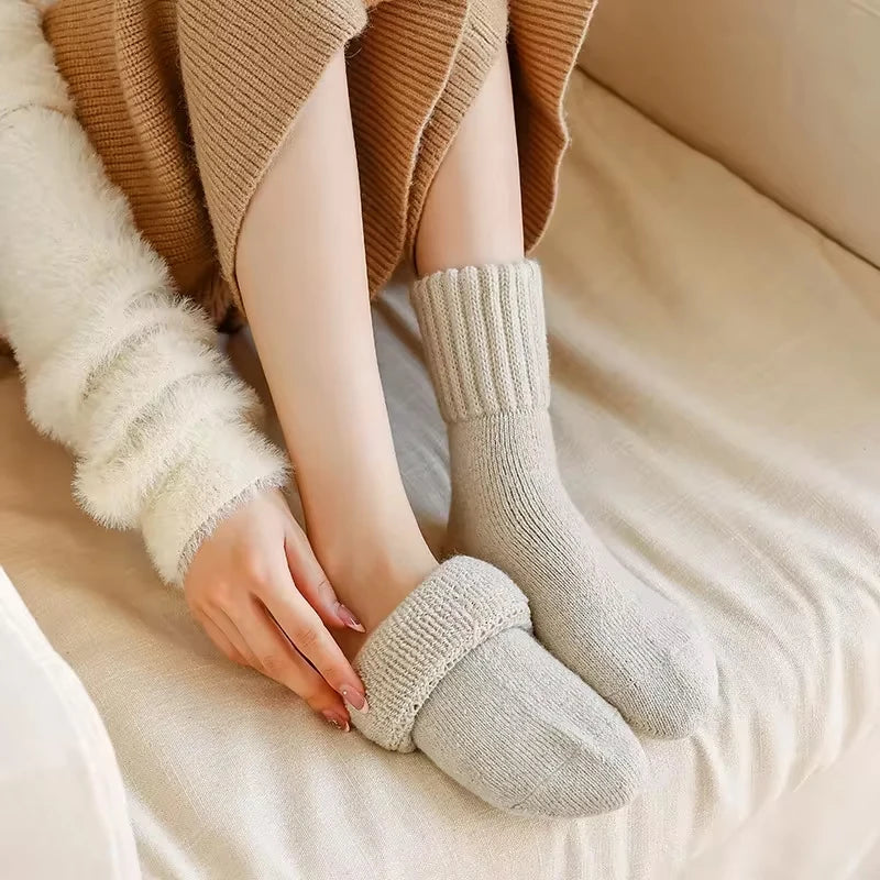 Chaussettes basses coton hiver