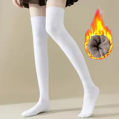 Chaussettes longues chaudes d'hiver