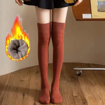 Chaussettes longues chaudes d'hiver