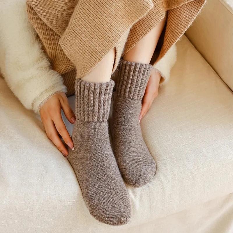 Chaussettes basses coton hiver