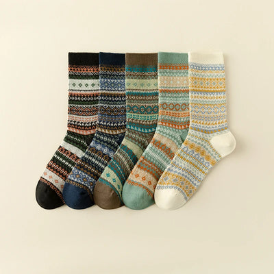 Chaussettes en coton Nordique (Lot de 3 paires)