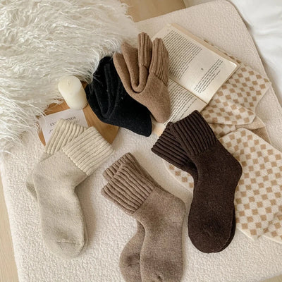 Chaussettes basses coton hiver