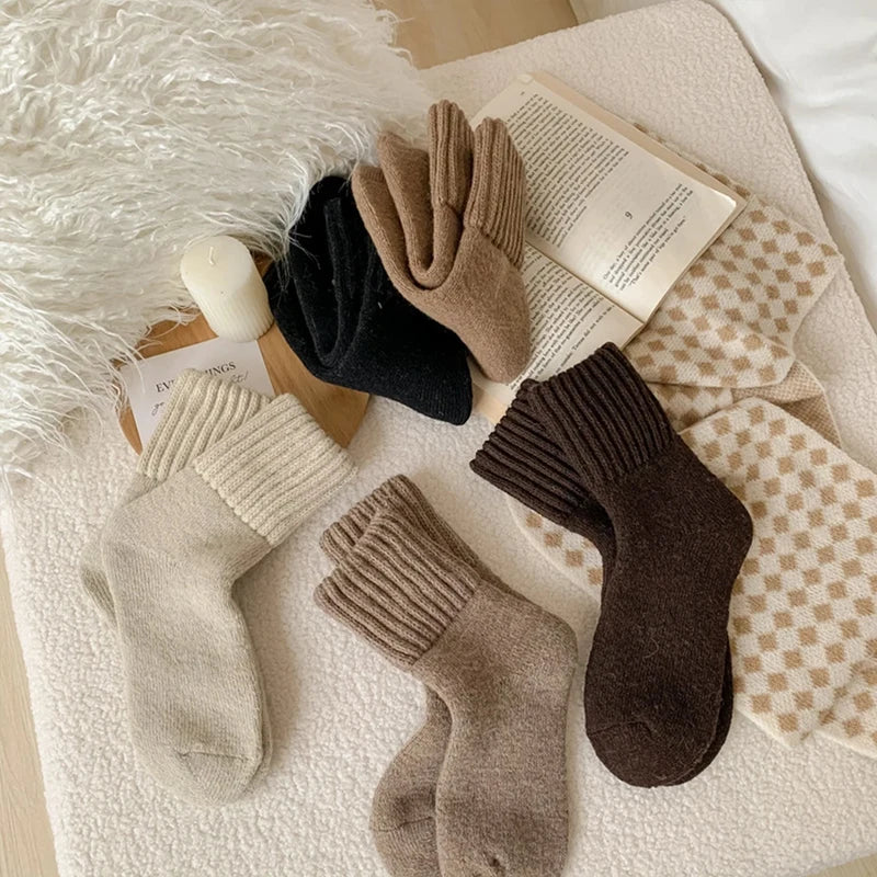 Chaussettes basses coton hiver